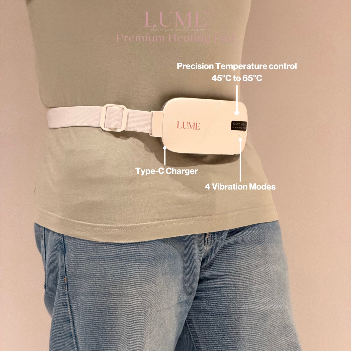 LUME Élite worn under clothing